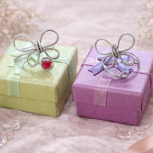 anello farfalla di luna – alluminio artigianale