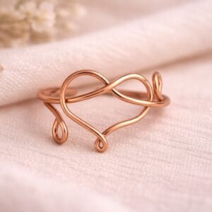 anello infinito del cuore – alluminio colorato